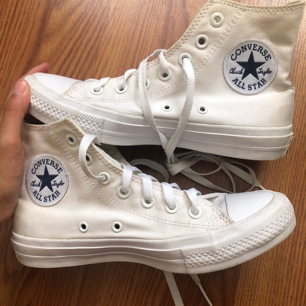 White High Top Converse